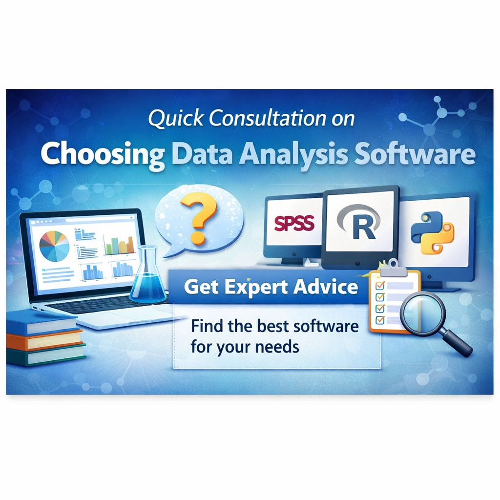 Quick Consultation on Choosing Data Analysis Software